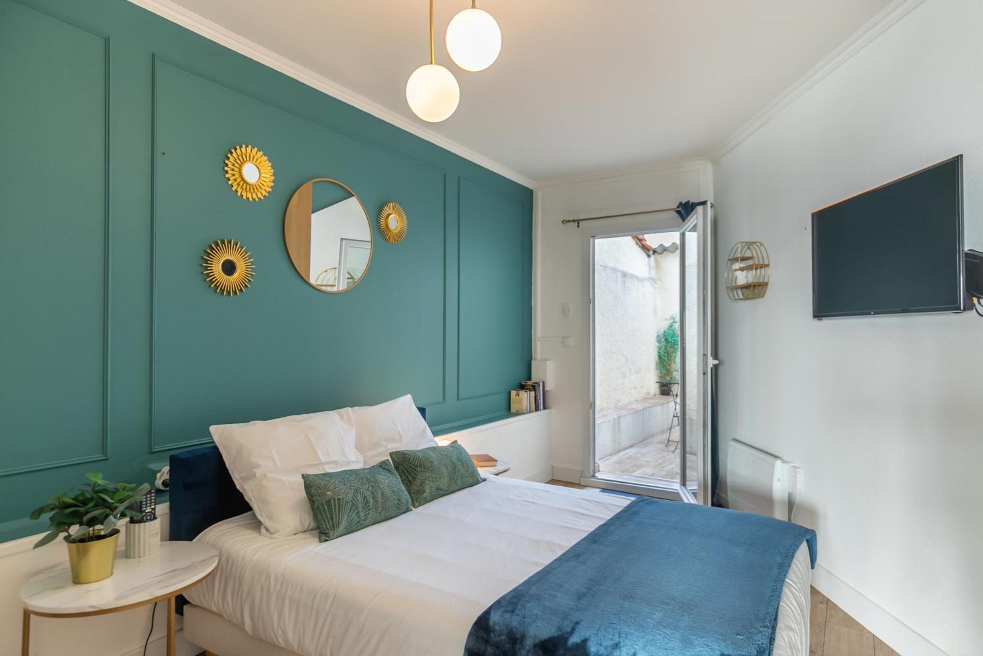 Le Neo - Studio Chic Avec Sa Cour Privative Et Fibre Bergerac Exterior photo